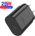Type C Charger, 25W USB-C PD Fast Charging with 6ft Cable for Samsung Galaxy