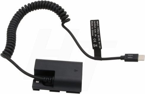 HangTon Power Bank PD QC USB Type C to LP-E6N Dummy Battery for