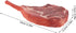 LOGOFUN Lifelike Artificial Steak Beef Model Fake Realistic Meat Photography Prop for Kitchen Display Restaurant