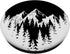 Wildlife Mountain Outdoor Camping PopSockets Standard PopGrip