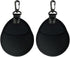 2 Pack Mini Lens Filter Pouch, Storage Bag Sleeve with Keychain Hook for CPL MC UV ND 25mm-72mm
