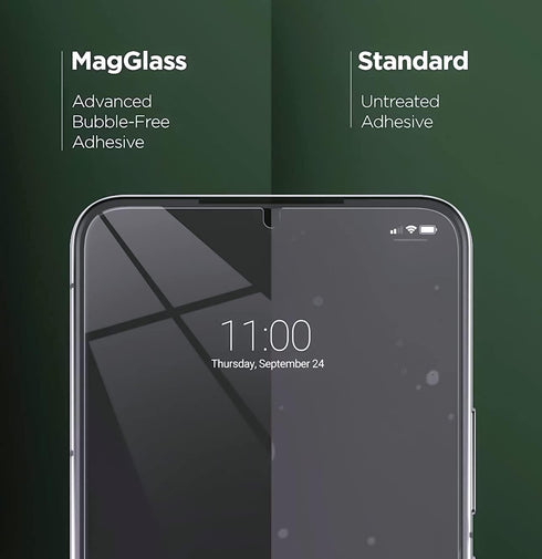 magglass Matte Screen Protector for Galaxy S22 Plus - Anti Glare Tempered Glass Display Guard with Fingerprint Sensor