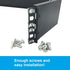 Jingchengmei 2U 19-inch Hinged Wall Mount Patch Panel Bracket for 19" Networking Equipment (JCM-HWMB2U)