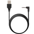 Smays USB Charger Cable for Lush 2, 3, Hush, and Edge - Black Charging Cord (2-Pack)