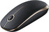 VssoPlor Wireless Mouse, 2.4G Slim Portable Computer Mice with Nano Receiver for Notebook, PC, Laptop, Computer (Black