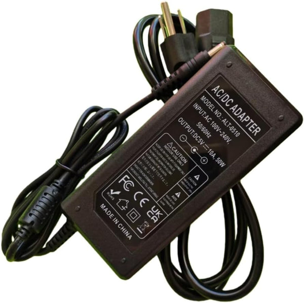 Lansan AC/DC Power Supply Adapter, 5V 10A 50W, AC 100V-240V Input to DC