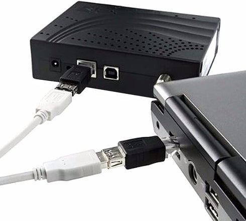 Herfair 2PCS RJ45 Ethernet to USB Adapter for ADSL Modem/Router/Computer Camera/Surveillance Camera with Network