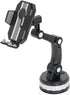 Car Phone Holder Mount: Suction Cup Stand for Universal Dashboard/Windshield, One-Button Pop-up (Black)