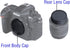 Nikkor Rear Lens Cap + Camera Body Cover for Nikon D7500, D7000, D850, D810, D800, D750, D3500, D3400, D3300, D3200,