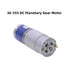 RNUDBLSK 12V24V 36-555 Model(60rpm,12V) DC Planetary Gear Motor High-Power Large All-Metal Gear Electric Robot Smart