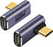 USB C Right Angle Adapter 100W PD, 40Gbps USB4 Type C Adapter, 90 Degree for iPad, MacBook, Tablet, Phone
