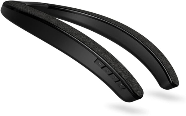 Neck Speaker, Bluetooth 5.3 Neckband Speakers with Built-in Mic, True 3D Stereo Surround Sound (Black)