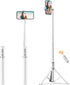 ATUMTEK 62" Selfie Stick Tripod, Extendable Aluminum Tripod with Bluetooth Remote for iPhone and Android