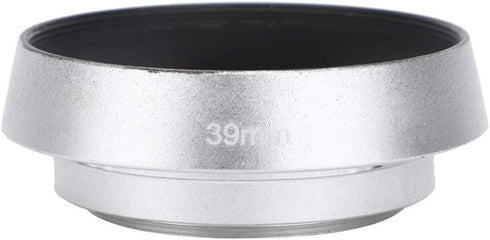 2Pcs Aluminium Alloy 39mm Lens Hood for Leica Camera, Silver