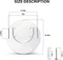 ZUIUINAO 2nd 2nd (1 Set)) Drill Free Projector Wall Mount & Ceiling Mount for Samsung Freestyle Gen, Freestyle Gen