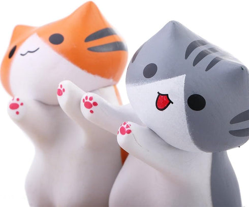 Cute Cat Smartphone Holder Stand, Cartoon Animal Phone Desk Holder, Decorative Home Ornaments for Birthday Gifts