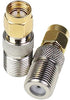F Type to SMA Male Female Coax Connector Coaxial Adapter - 2 Sets, 6 Pcs