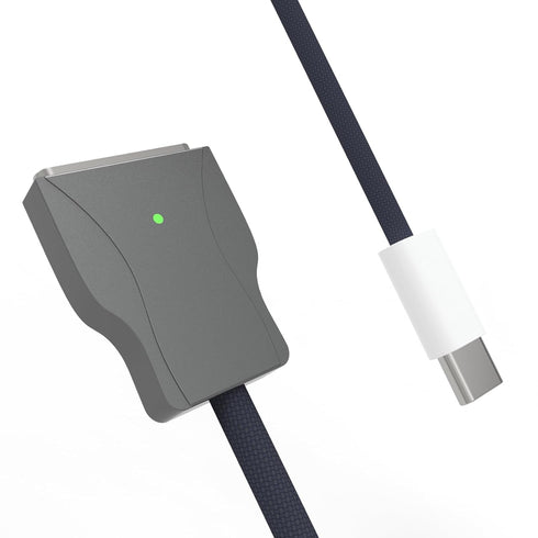 Type C to Magnetic Charging Cable, Compatible with MagSafe 3 and MacBook 2012-2023, 2M, Midnight Black