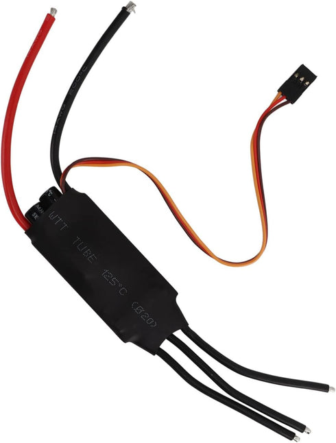 Generic 60A 5V 3A Bidirectional Brushless ESC, Full Power Testing, Responsive Handling for RC Car, Boat, Ship with BEC