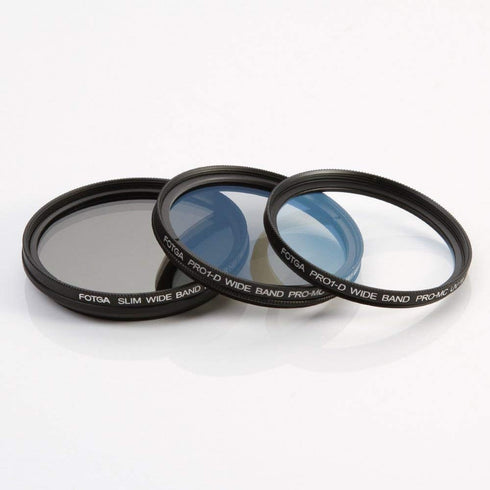 Fotga 82mm Slim Optical Glass Camera Lens Filter Kits, Variable ND2-ND400 + MC UV + MC CPL Filter
