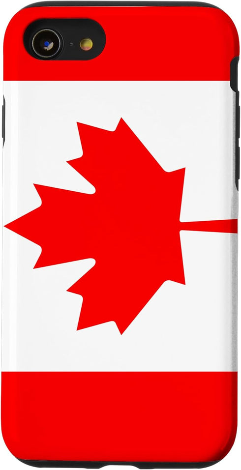 Canada Flag Phone Case for iPhone SE (2020), 7, 8 - Maple Leaf Souvenir Gift