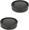 2 Pack Rear Lens Cap & Camera Body Cap Cover Kit for Sony A77II, A77, A99II, A99, A58, A57, A65, A55, A37, A35, A33