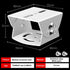 Universal Pole Mount Bracket Adapter for PTZ Dome CCTV Security Camera, 2D Bracket UP&Down
