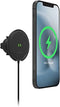 mophie Snap+ Wireless Vent Mount Universal Charger, 15W Charging for iPhone 12 Models & Qi-Enabled Devices