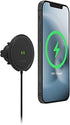 mophie Snap+ Wireless Vent Mount Universal Charger, 15W Charging for iPhone 12 Models & Qi-Enabled Devices