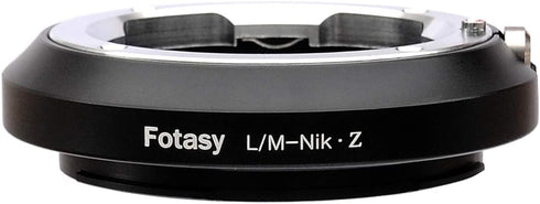 Fotasy Leica M Lens to Nikkor Z Mount Adapter, Leica M to Z Adapter, LM Z Adapter, Copper, Infinity Focus,Compatible with Nikon Z Mount Mirrorless Camera Z 30 Z 50 Z 5 Z 6 Z 7 Z 6II Z 7II z fc Z 9