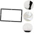 LALAFINA Foldable Polyester Projector Screen - Portable for Indoor & Outdoor Use