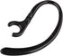 10PCS Bluetooth Headset Earpiece Universal Receiver Clip 360 Degree Rotate Clamp Holder Earhooks Ear Loop Replacement (6mm - Black)