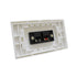 Speaker Wall Plates with Terminal Block Connector for Stereo Home Theater (2 Pack, 2 Terminal)
