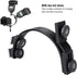 C-Shape Dual Hot Shoe Flash Mount Bracket for Cameras