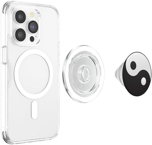 Yin Yang Classic Taoism PopSockets PopGrip for MagSafe