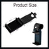 Car Steering Wheel Phone Mount, Portable Steering Wheel Phone Holder Mount Clip, Steering Wheel Smartphone Mount, Phone Holder Universal for Most Phones (Black) by HAOBO