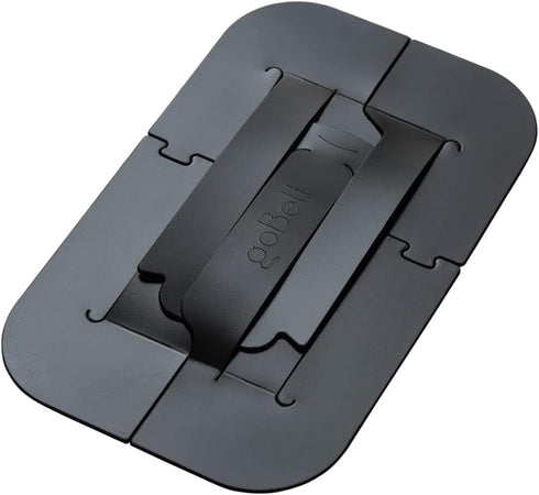 IPPINKA goBelt Ultra-Thin Smartphone Grip Holder with Stand Function, 1mm Thick - Black