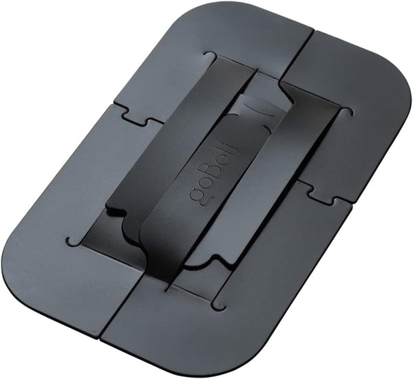 IPPINKA goBelt Ultra-Thin Smartphone Grip Holder with Stand Function, 1mm Thick - Black