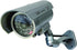 Dummy Security Camera Bullet Fake Indoor Outdoor CCTV Surveillance System with Realistic LEDs and Warning Stickers