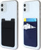 2Pack Adhesive Phone Pocket, Cell Phone Stick On Card Wallet Sleeve for Credit Cards/ID Card Holder with Sticker for