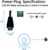 10 Pairs 12V 5A DC Power Plug Connectors - 5.5mm x 2.1mm Male & Female Jacks for LED Strips, CCTV, Security