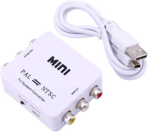 PAL to NTSC Converter, 1080p HDMI Video Switcher Adapter for NTSC TV Set Projector