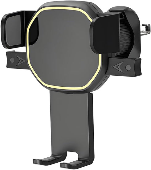 SWPHRT 360 Car Phone Holder, Rotatable Stable Vehicle Air Vent Mobile Phone Mount with Hook Clip, Hands-Free Automotive