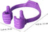 OSALADI 2pcs Creative Thumbs Gesture Desktop Holder Multi-Function Adjustable Cell Phone Stand Purple and Red for Desks