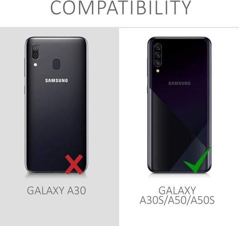 kwmobile Soft Slim Protective TPU Silicone Cover for Samsung Galaxy A50, Moss Green
