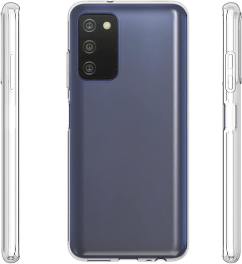 Galaxy A03S Clear Case, Slim Thin TPU Soft Silicone Flexible Shockproof Protective Cover
