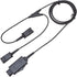 Y-Splitter Adapter Y-Training Cable with Mic Switch, Compatible with Plantronics QD Headset for Training Purposes