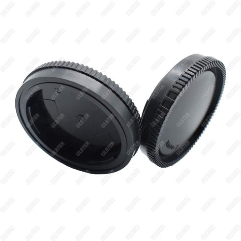 Body Cap + Rear Lens Cap Cover for Sony Alpha E Mount Cameras A7R V A7R IV A7R III A7R II A7R/A7 IV A7 III A7 II A7/A7C