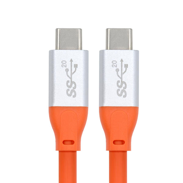 xiwai USB3.2 Gen 2 Type-C Male to USB C Male Charging and Data Cable 6.6FT, 20Gbps High Flex Ultra Soft 100W 8K 5K 4K
