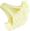 Unomor Realistic PVC Simulation Cauliflower Model Fake Vegetable Slice for Display Photo